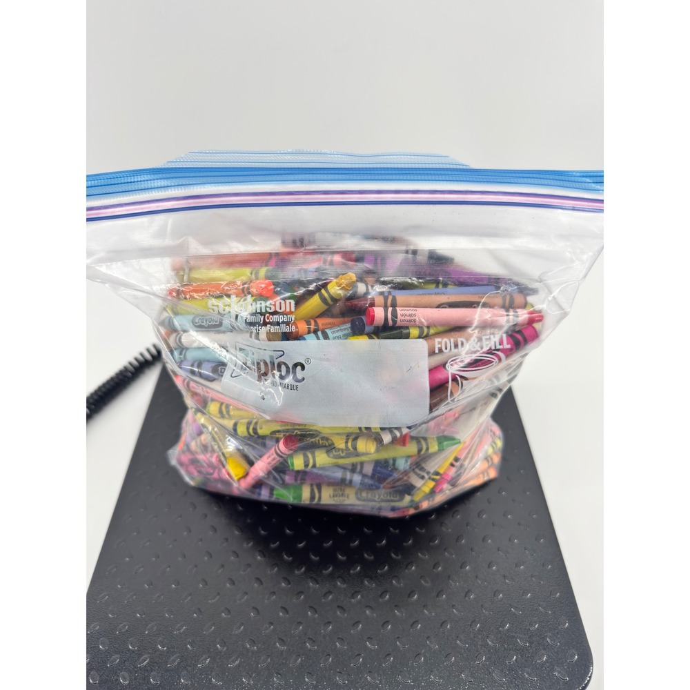 Crayola Crayon Bulk Lot 4lb+ Green Tip Crayon Sharpener